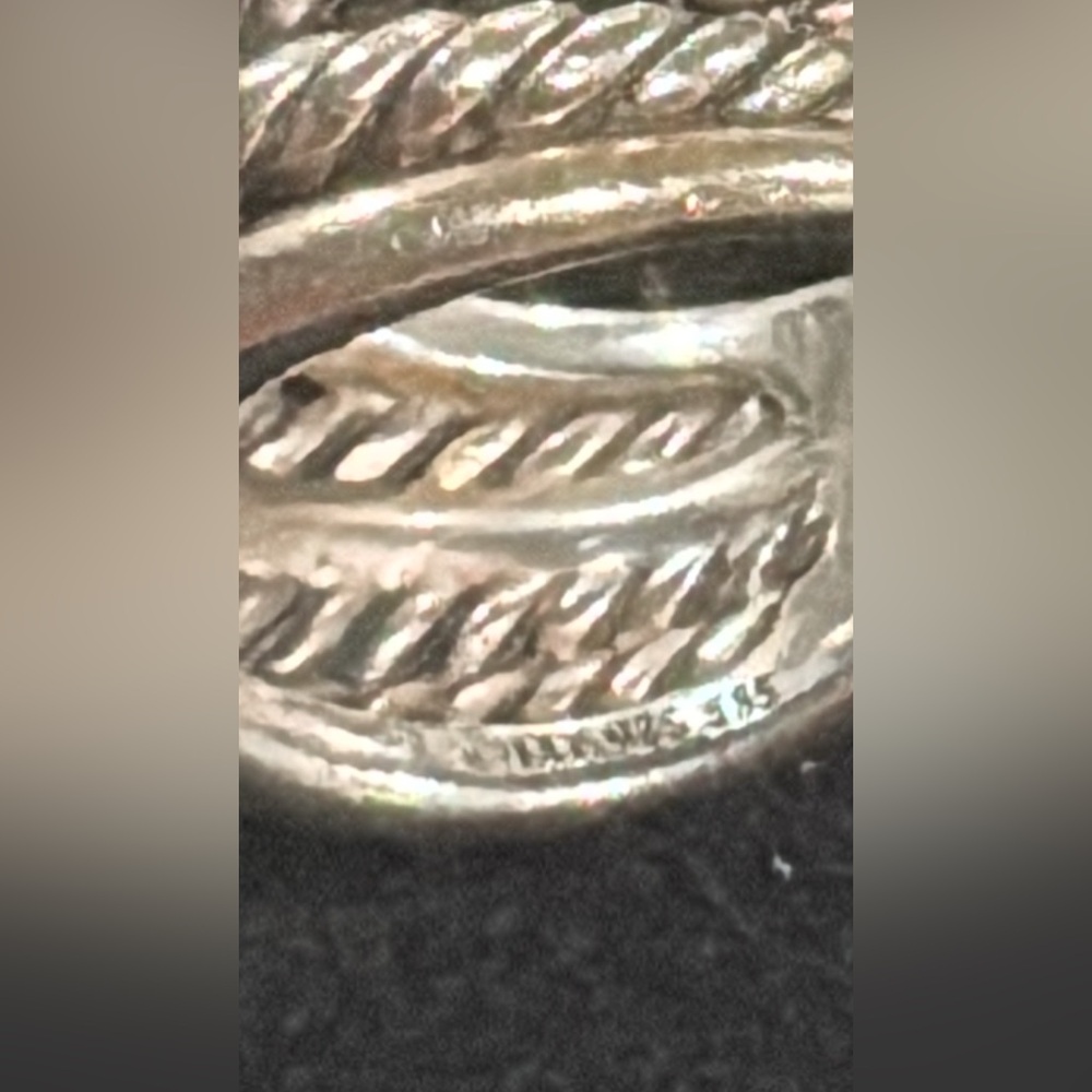 David Yurman Silver and Gold Ring - Picture 5 of 9